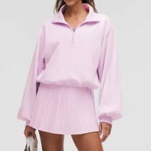 Lululemon cotton terry tennis half zip